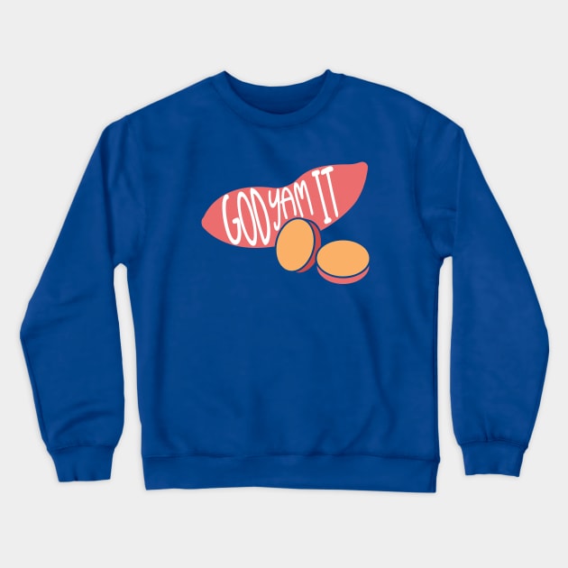 Yam Potato Pun Crewneck Sweatshirt by Shirts That Bangs